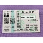 いろいろな種類がある中で競馬初心者が選ぶ馬券(券種)はこれです